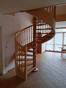 Stairs and railing