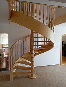 Stairs and railing