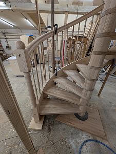 Stairs and railing